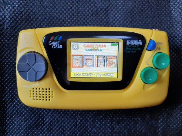 状態難有 ゲームギアミクロ イエロー 本体のみ SEGA