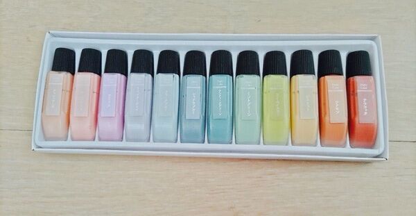 水彩絵の具 くすみカラー 《12色》6ml