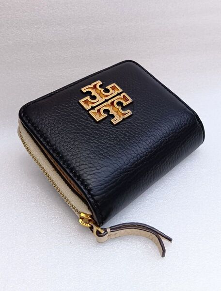 Tory Burch トリーバーチ 財布 二つ折り財布 ブラック ホワイト