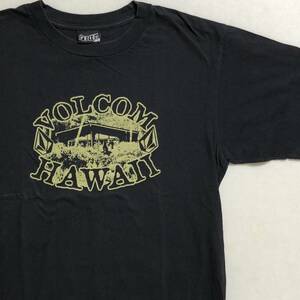 VOLCOM Volcom T-shirt M black control B215