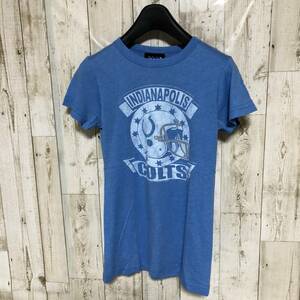 USA製 JUNK FOOD ジャンクフード COLTS Tシャツ 水色 M 管理B3