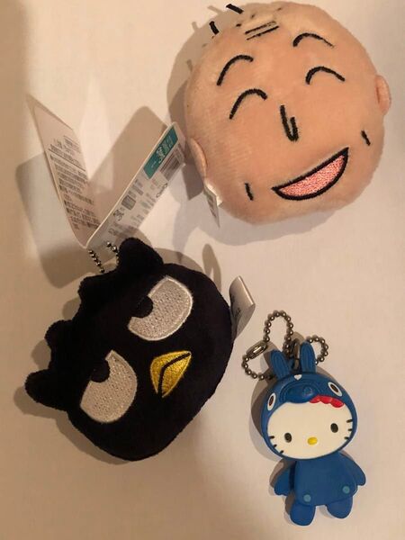ちびまる子ちゃんに登場するまる子の祖父等 マスコット3個セット