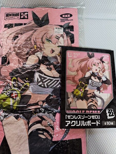 gigo限定 ゼンレスゾーンゼロ ビッグクッション&アクリルボード ニコ