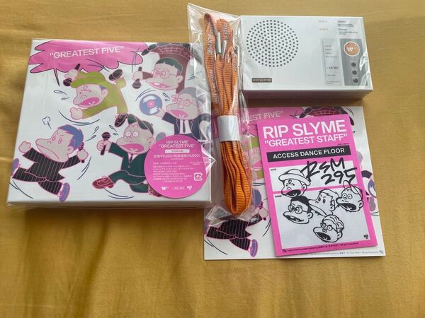 【未再生・特典付き】GREATEST FIVE RIP SLYME 初回限定盤 シリアルナンバー欠損