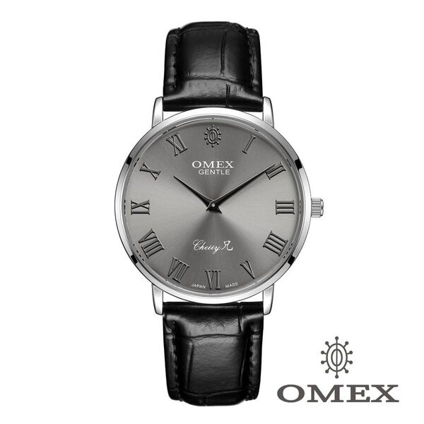 未使用 オメコ OMECO OMEX チェリー兄 クォーツ 腕時計 シルバー 銀色