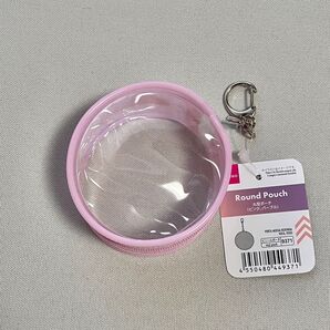 ダイソー 丸型ポーチ ピンク Round Porch ラウンドポーチ ぬい たまごっちパラダイス