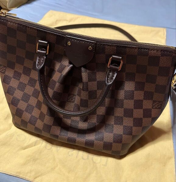 箱 袋付 ルイヴィトン LOUIS VUITTON ダミエ シエナ ハンドバッグ ショルダーバッグ 2way TJ0186