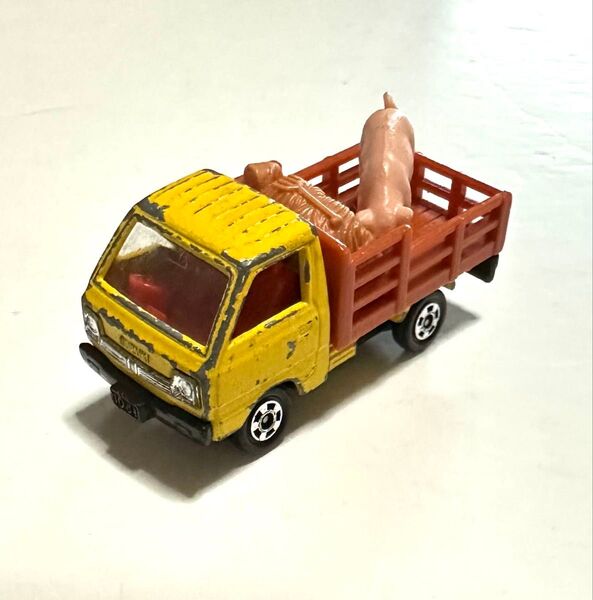 昭和 当時物 トミカ No.31 1/55 スズキ キャリイ キャリー 家畜運搬車 豚付き 日本製
