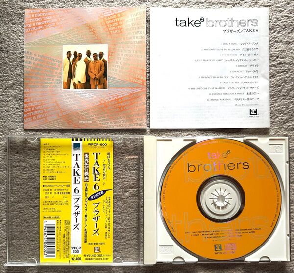 帯付 CD take6 brothers テイク6 ブラザーズ