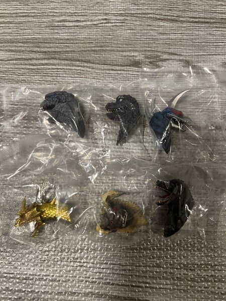 ゴジラ 大怪獣列伝G 一番くじ G賞 モンスターヘッドマグネット コンプリートセット 全6種