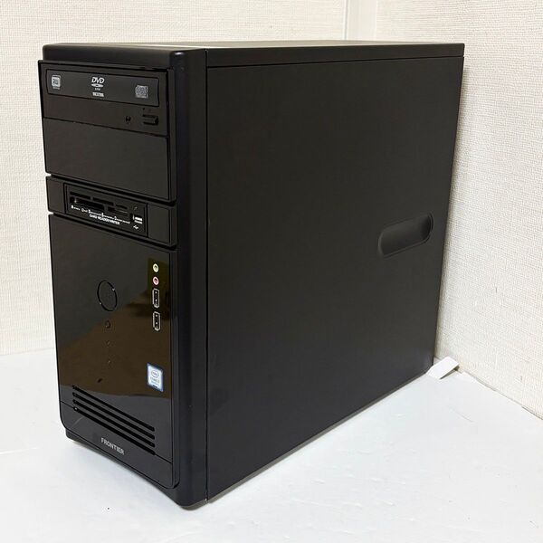 マウスコンピューターOEMケース + 電源600W DVD-RW Mリーダー付 MATX 自作 ゲーミングPCのベースに