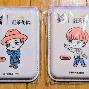 ★新品未使用★Tiny TAN×紅茶花伝コラボ オリジナル マグネットカードケース jimin V ジミン 防弾少年団BTS 当選