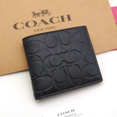 新作 新品 COACH 折り財布 メンズ 人気の小銭入れ付き