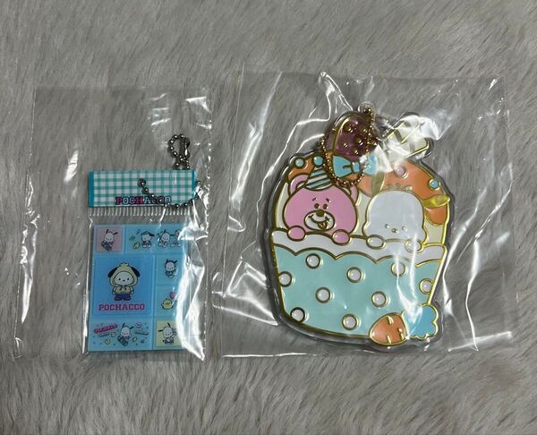 【新品未開封】SWIMMER×サンリオキャラクターズ シークレットチャーム ミラー ポチャッコ タイルシール ミニチュアチャーム