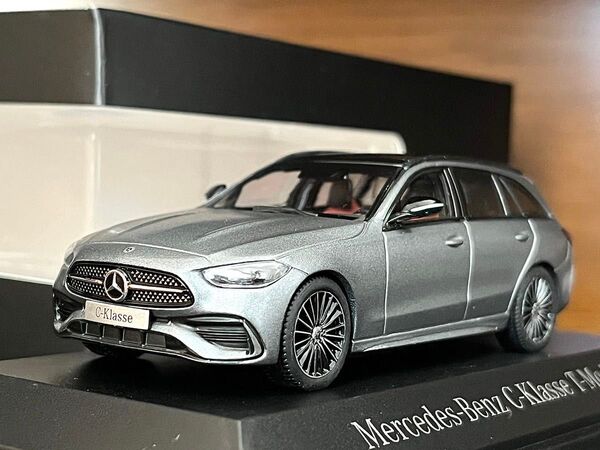 1/43 特注 ヘルパ メルセデスベンツ Cクラス Tモデル AMGライン S206 セレナイトグレー