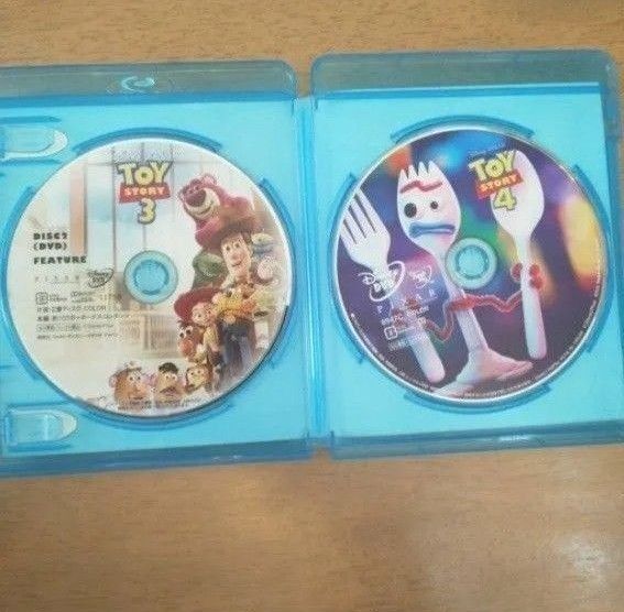 トイストーリー3DVD+トイストーリー4DVD