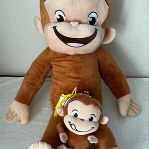 ジョージ ジャンボぬいぐるみ ベビージョージ がま口 ぬいぐるみ おさるのジョージ