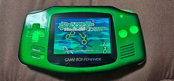 GBA ゲームボーイアドバンス本体 カスタム品(ヒミツノバ製) おまけで充電ケーブルなど周辺機器付き♪
