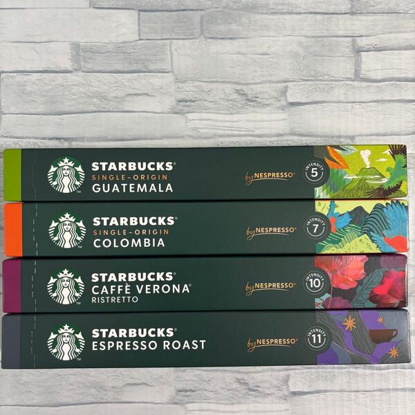 スターバックス ネスプレッソ 互換カプセル 4種 40個セット アソート Nespresso スタバ ガテマラ