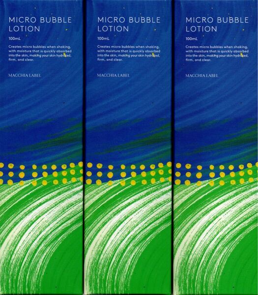 ☆マキアレイベル 薬用マイクロバブルローション100ml 3本セット☆