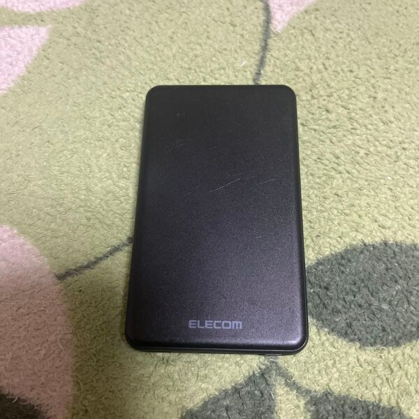 エレコム モバイルバッテリー 5000mAh 12W Type-A×1 ブラック DE-C26-5000BK