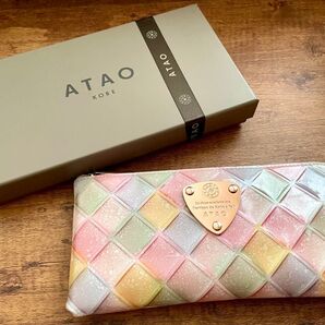 ATAOアタオ 長財布 limoブロックパーティー シャングリラピンク
