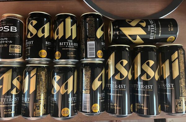 アサヒ ビタリスト500、350 サントリーPSB ビール
