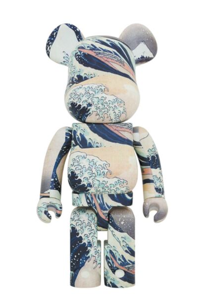 ベアブリック 1000% 葛飾北斎 神奈川沖浪裏 25th ANNIVERSARY EXHIBITION 輸送箱未開封 国内正規品