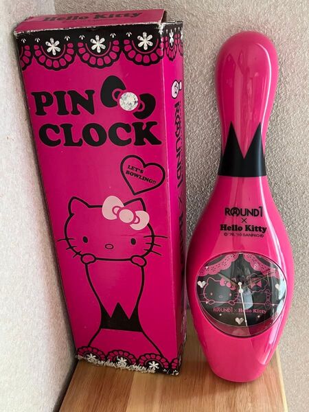 未使用 ROUND1 Hello Kitty ラウンドワン ハローキティ 時計 非売品