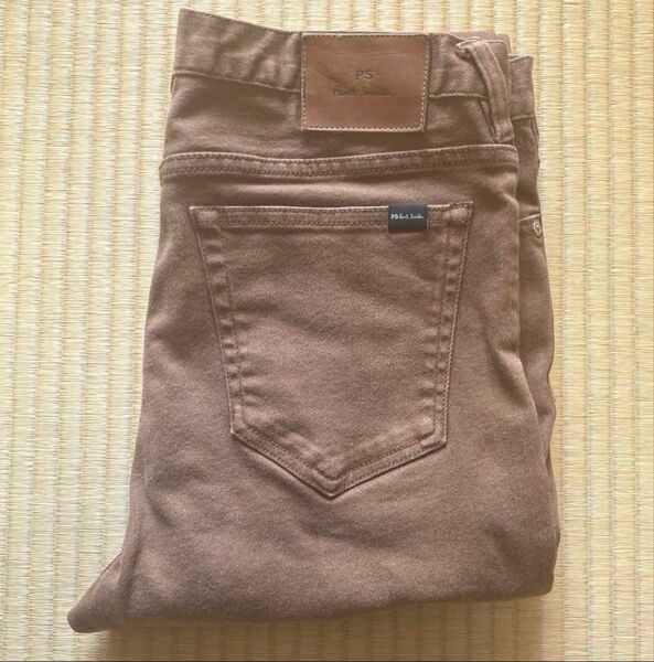 値下げ3870→3500円 PS Paul Smith ポールスミス ブラウン デニムパンツ PY-5Y-70835 Lサイズ