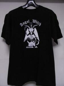 即決★新品バンドＴシャツ★エンジェル・ウィッチ★ANGEL WITCH★ブラックボディ×ホワイトプリント★S/M/LXLサイズ対応可能