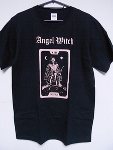 即決★新品バンドＴシャツ★エンジェル・ウィッチ★ANGEL WITCH★LOSER★ブラックボディ×肌色系ベージュ★S/M/L/XLサイズ対応可能