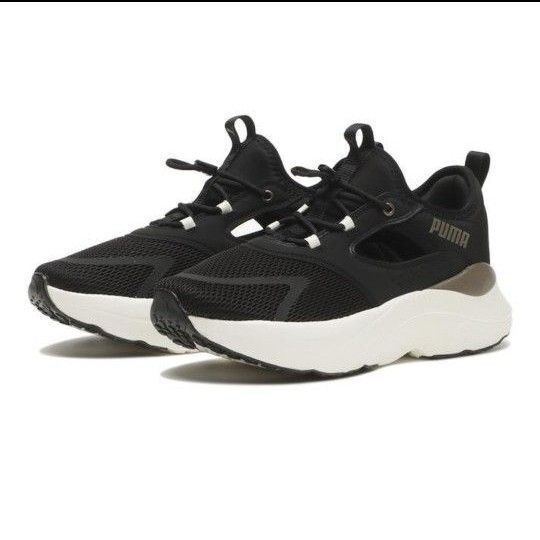 PUMA プーマ ウィメンズ ソフトライド メイブ ミュール スニーカー 02BLACK/BRONZE 23.5cm