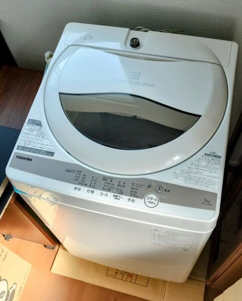 送料込み★東芝 全自動洗濯機 AW-5G9 5kg★一人暮らしに最適★完動品