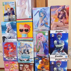最新プライズフィギュアまとめ売り14体猗窩座 キティちゃんフリーレン鏡音レン等