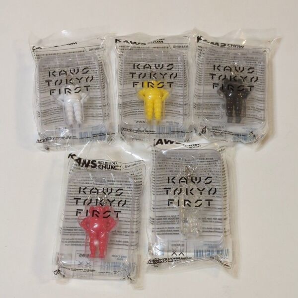 KAWS TOKYO FIRST KEYHOLDER 5点セット キーホルダー カウズ