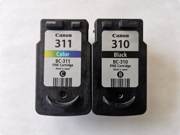 キャノン BC-310 BC-311 使用済み 純正インクカートリッジ③