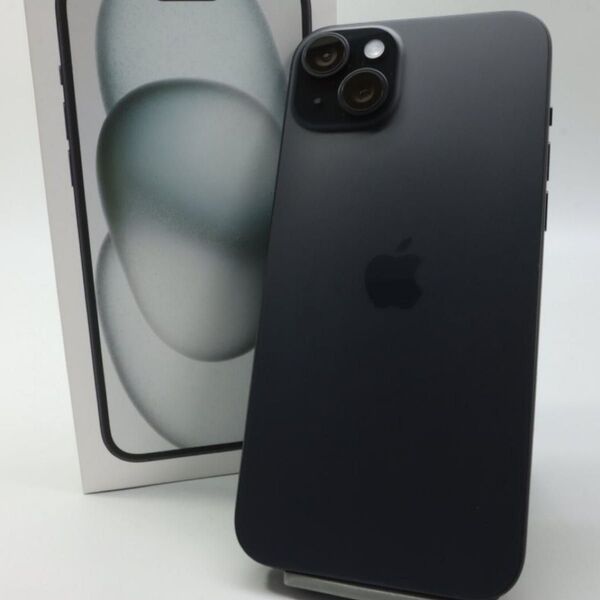 Apple iPhone15 Plus 128GB Black A3093 3M457J/A バッテリ100% ■SIMフリー