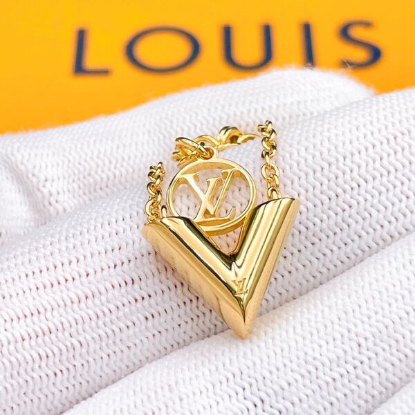 ◇ルイヴィトン◇ 新品仕上済 LOUIS VUITTON M61083 エセンシャルV ゴールド ネックレス ブランド