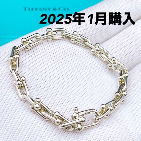 ◇ティファニー◇ 新品仕上済 Tiffany&Co. ハードウェア スモールリンク ブレスレット Ag925 シルバー ブランド