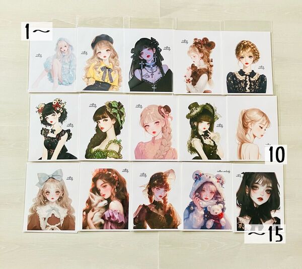 バラ売り可 cotton melody.様 人物ステッカー 1枚85円 ②