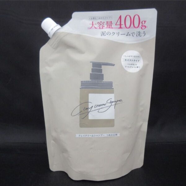 ★新品★未開封★未使用★ココネ cocone クレイクリームシャンプー 400g 泡立たないクリームシャンプー 詰め替え スカルプ