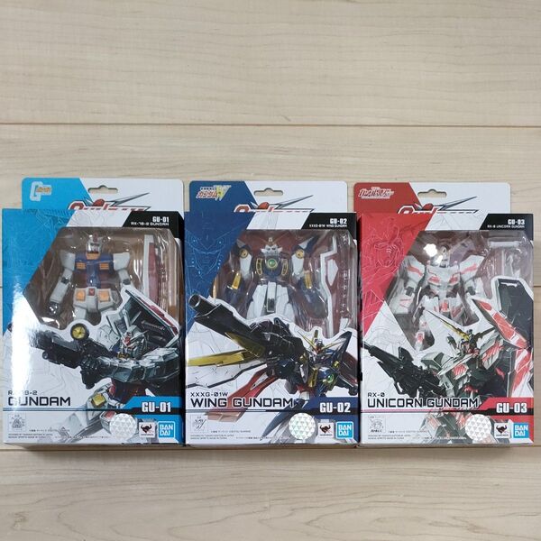 ガンダムユニバース RX-78-2 ガンダム ウイングガンダム ユニコーンガンダム 3点セット新品未開封品