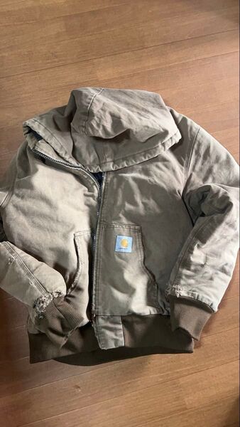 Carhartt アクティブジャケット 古着 M ジップパーカー 80s-90s