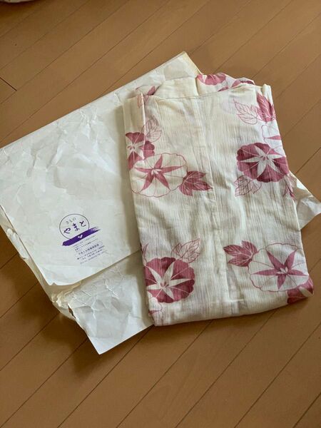 【きもの やまと】レア商品 高級浴衣 ブランド浴衣アサガオ 朝顔