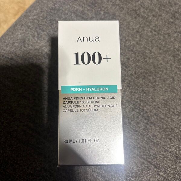 anua PDRNヒアルロン酸カプセル100 セラム 30ml [美容液 水分量アップ コラーゲン エイジングケア ハリ艶 ツヤ