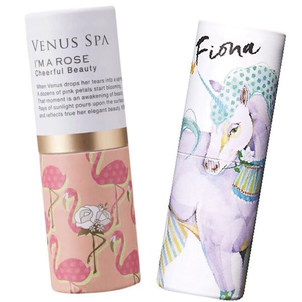 ★訳アリ【パフュームスティック】VENUS SPA「チアフルビューティ」& Vasilisa「フィオナ」練り香水 2種類