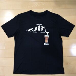新品未使用 コーラに飛び込め メッセージTシャツ XXL 3L メンズ オーバーサイズ 黒 ブラック系