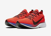 ナイキ NIKE VAPORFLY 4% FLYKNIT ヴェイパー フライニット AJ3857-601 オレンジ 24cm_画像1