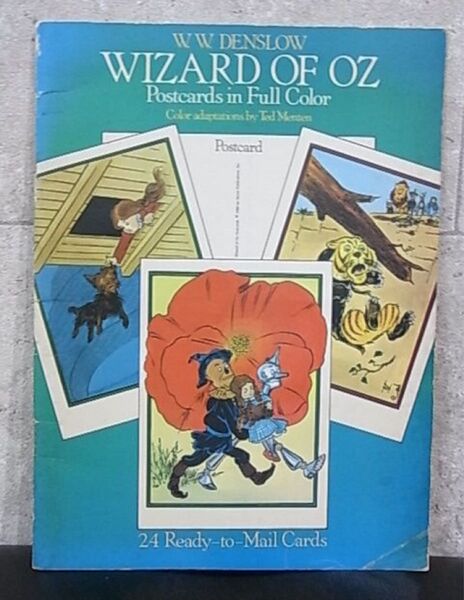デンスロウ オズの魔法使い ポストカード 10枚 絵はがき ドロシー カカシ ライオン ブリキ 魔女 1986年 輸入 昭和レトロ